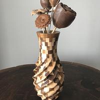 Segmented 4-Axis CNC Carved Vase #1 - Project by BerchtoldDesignBuild
