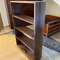 Walnut shelf to match the style of the mirror i made earlier