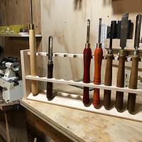 Lathe tool rack