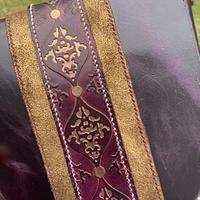 Vintage purple crossbody bag 