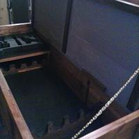 Coffee table gun chest all on one