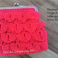 Crocodile stitch frame purse - Project by Farida Cahyaning Ati