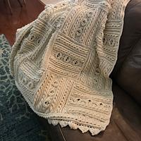 Crocheted Divine Textured Throw