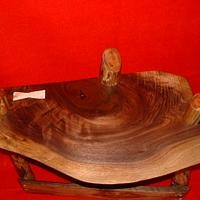 walnut stool