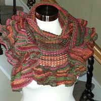 Pollyanna Shawl by designer Mona Modica