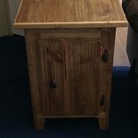  Knotty pine end-table