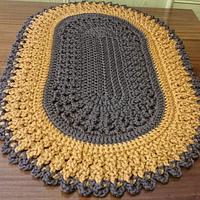 Crochet Rug Oval Mermaid - PERFECT FOR WHOLE HOUSE  ?? - Project by QuiltingInstructions
