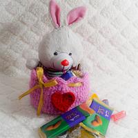 Crochet Heart Gift Basket - Project by rajiscrafthobby