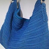 blue hobo bag - Project by Farida Cahyaning Ati