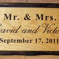 Mr. and Mrs. Wedding/Anniversary Signs