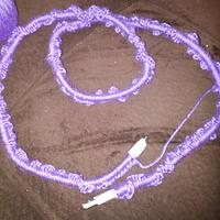 crochetl on phone cords - Project by Down Home Crochet