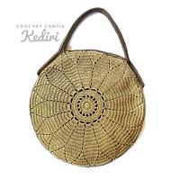 Round tote bag - Project by Farida Cahyaning Ati