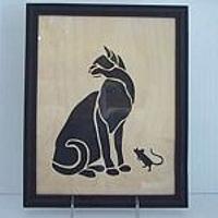 Cat and Mouse Games- Framed - Project by woodworker13403