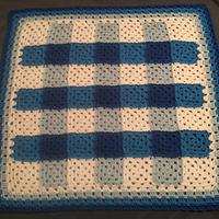 Plaid Granny Square Baby Blanket - Project by Vorlicek