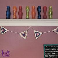 Granny Triangle Bunting - Project by JessieAtHome