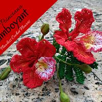 Royal Poinciana, Flamboyant, Delonix Regia - Project by Flawless Crochet Flowers