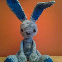 Ice Blue the Alien Bunny