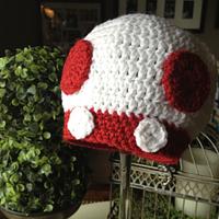 Toad Mushroom Hat - Project by hookedonafeeling