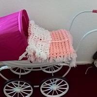 pompom blanket  - Project by mobilecrafts