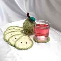 Sliced Pear Coaster Set