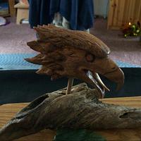 Eagle Head carving