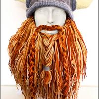 Viking crochet hat - La Calabaza de Jack - Project by La Calabaza de Jack