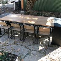 Outdoor winery table  - Project by Indistressed