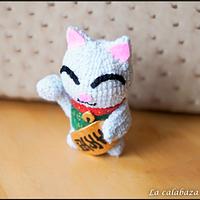 Maneki-neko Amigurumi - La Calabaza de Jack