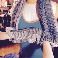 Pocket infinity scarf