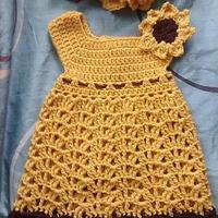 Sunflower Dress -Toddler Dress - Project by ♥♥♥ CrochetingPrecious  ♥♥♥