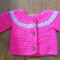 Baby Cardigan - Project by Kelly