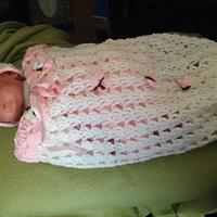 Crochet experiment own pattern, for next great grandaughter - Project by Margaret mortom