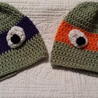 Mutant Ninja Turtle Hats - Project by Memaw