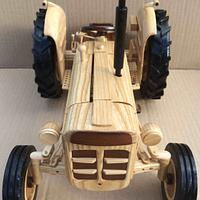 Fordson Super Dexta wooden model (third one)