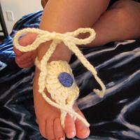 Baby Barefoot Sandals - Project by JacKnits