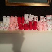 Newborn shoes and booties 