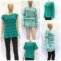 Anysia Summer Top, Tunic, Beach Cover - Project by Ling Ryan