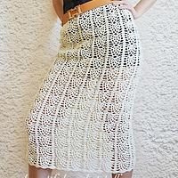 Pineapple Crochet Skirt Free Pattern - Project by janegreen