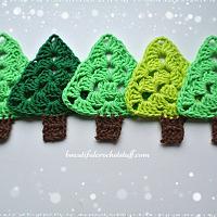 Crochet Christmas Tree Free Pattern - Project by janegreen