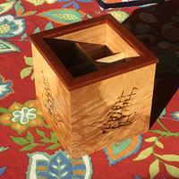 Monochrome Marquetry Box