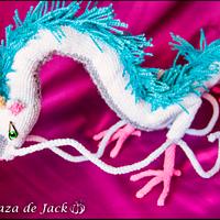 Haku Dragon Amigurumi - Spirited Away - Studio Ghibli - La Calabaza de Jack