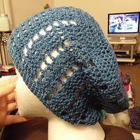 slouchie hat - Project by Down Home Crochet