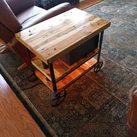 Steampunk Utility Side Table