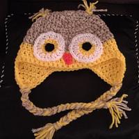 toddler owl hat - Project by Rebecca Taylor