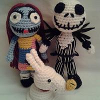 Nightmare Before Christmas - Jack, Sally, Zero - Project by Sherily Toledo's Talents