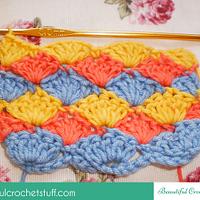 How to make the shell stitch - Project by janegreen