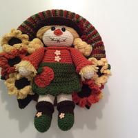 Scarecrow fall wreath - Project by Lisa