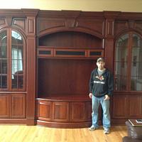 Custom Cherry Entertainment Cabinetry - Project by Steve66