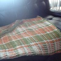 Crochet plaid lap top afghan - Project by Delly1