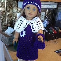 American girl doll dress, shawl, hat, purse - Project by burnzygirl211